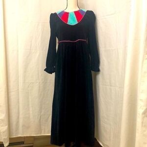 Zelleje womens velvet nightgown size S